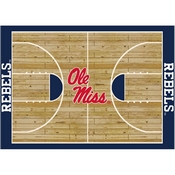 University of Mississippi 4x6 Courtside Rug (4000018312), 5022UMS1